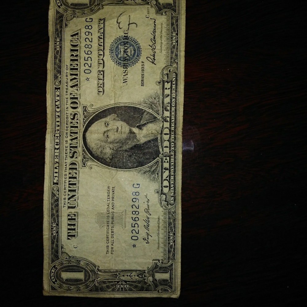 1932F Silver note, Star Addition